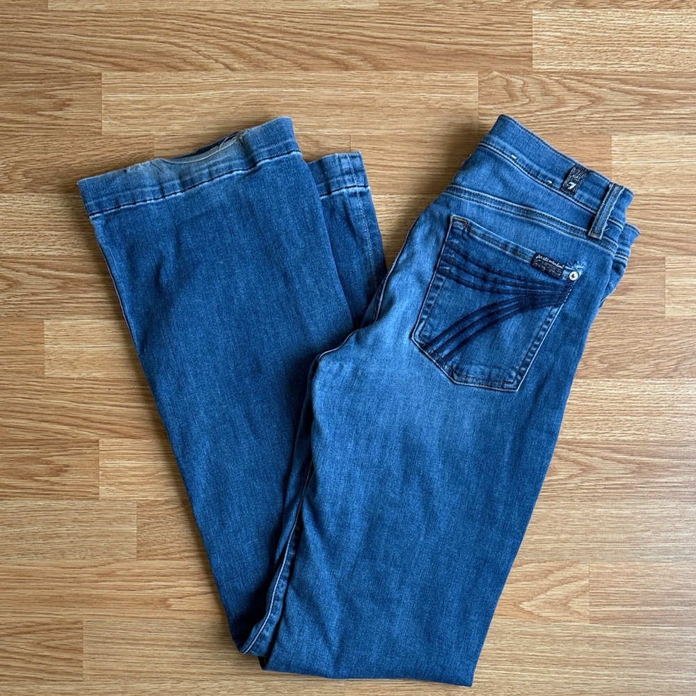 7 For All Mankind Blue Dojo Jeans